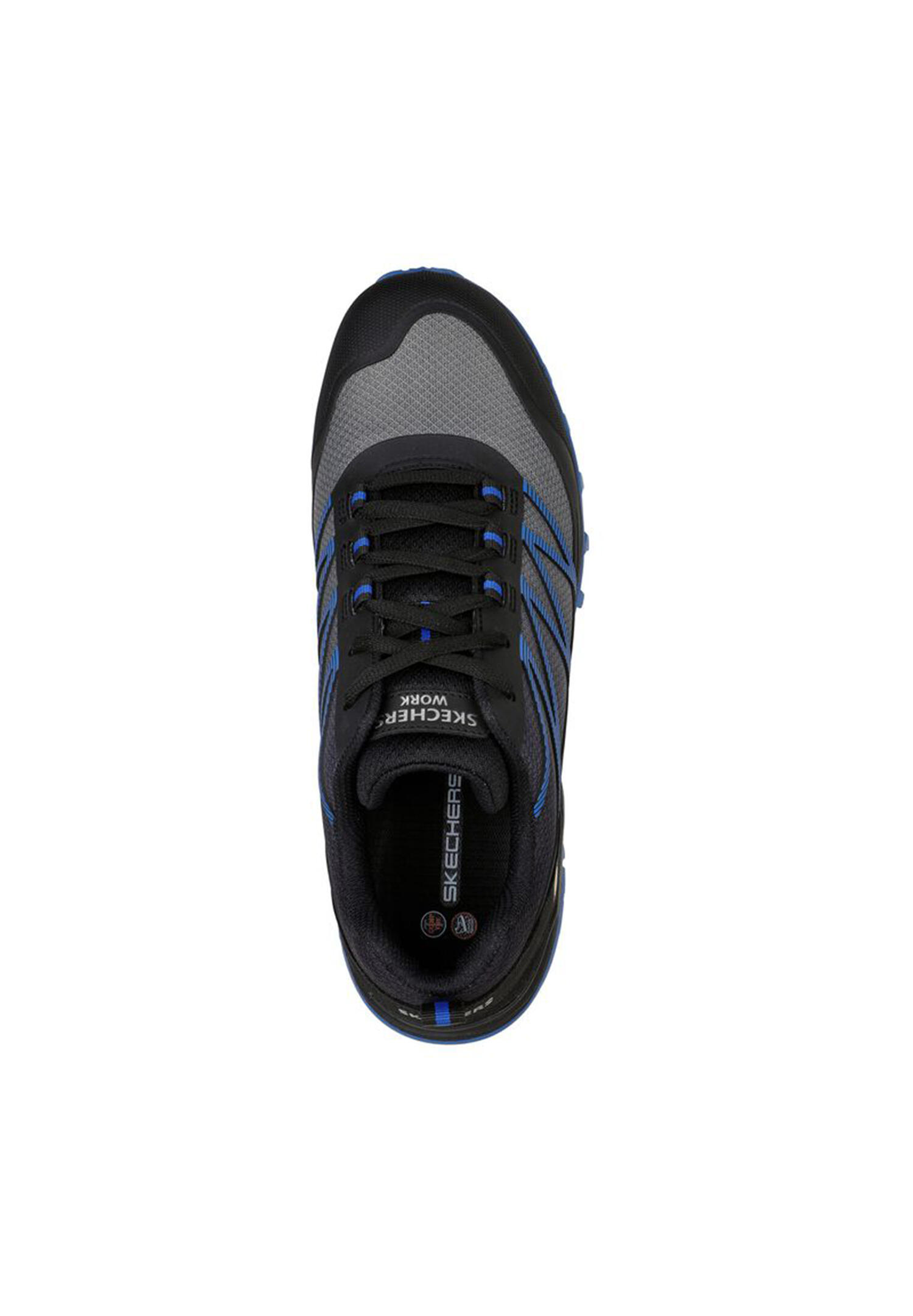 Skechers Arbeitsschuhe PUXAL Herren Schuhe Sneakers 200046EC Schwarz Blau 3/4