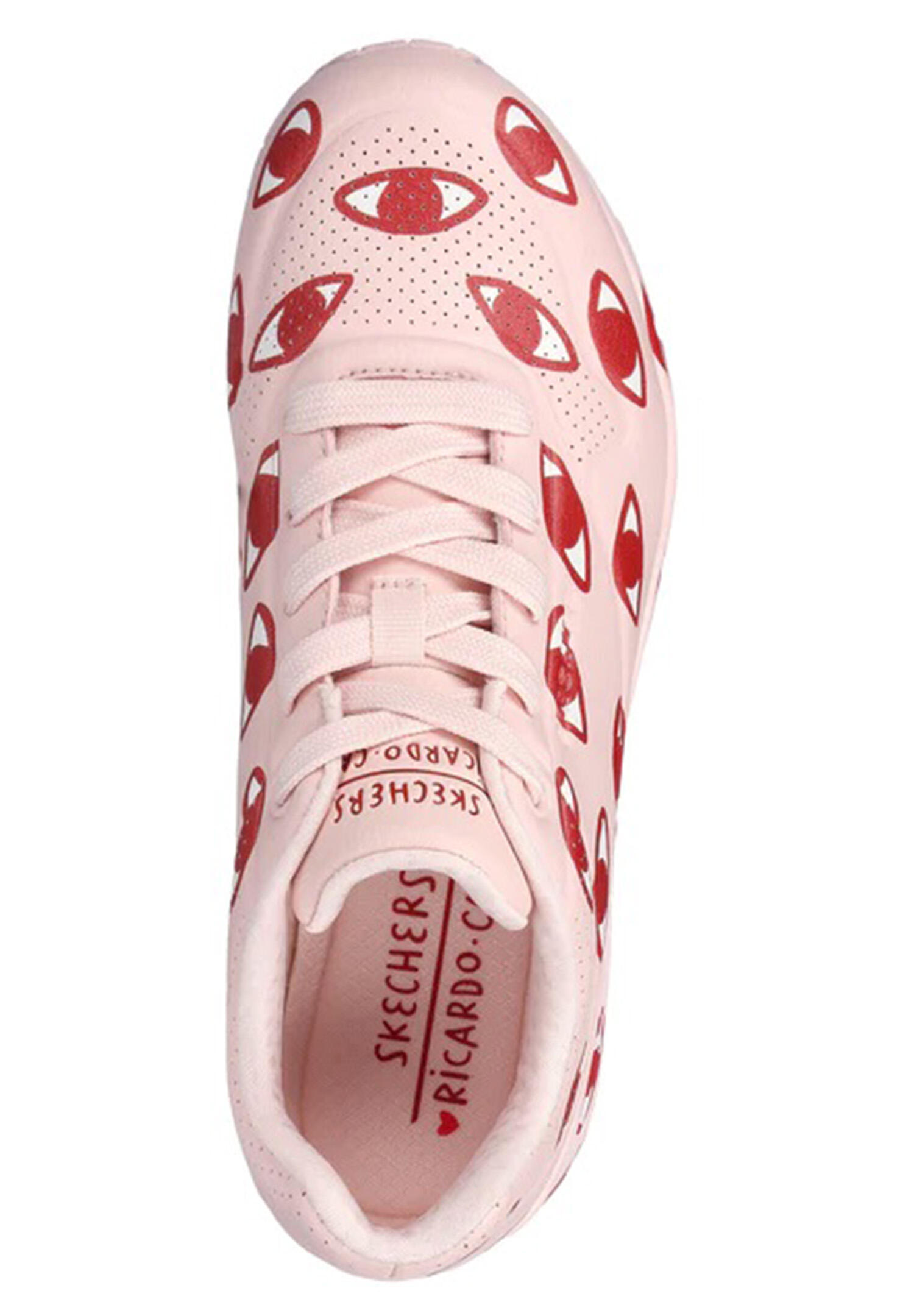 Skechers UNO MANY EYES Damen Sneaker Schuhe 177955 PKRD rosa 3/3