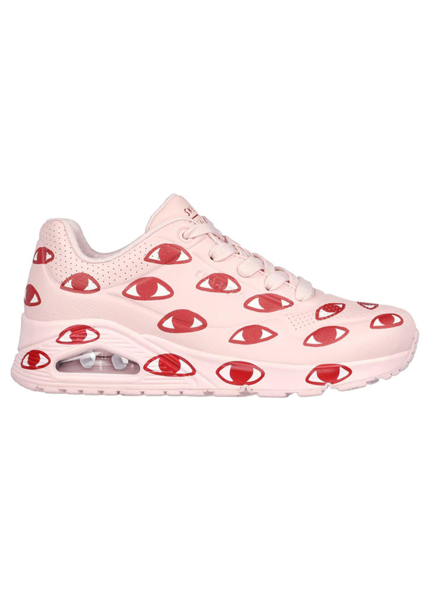 Skechers UNO MANY EYES Damen Sneaker Schuhe 177955 PKRD rosa 2/3