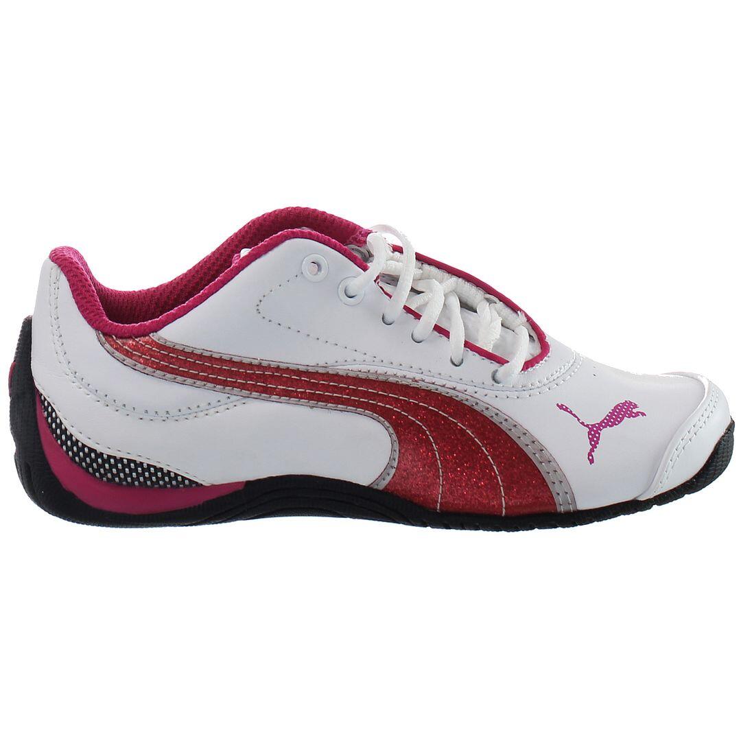 Puma Drift Cat III L Glitter Low Kids White Trainers PUMA Decathlon