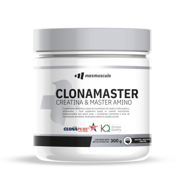 ClonaMaster (Creatine and Master Amino) - 300g Neutro da MM Supplements Promoção                      3 cores disponíveis
 19,99€ 24,99€ -20%    * 22/05/2025 até rutura de stock  MMSUPPLEMENTS ClonaMaster (Creatine and Master Amino) - 300g Neutro da MM SupplementsVendido e expedido por: Masmusculo  