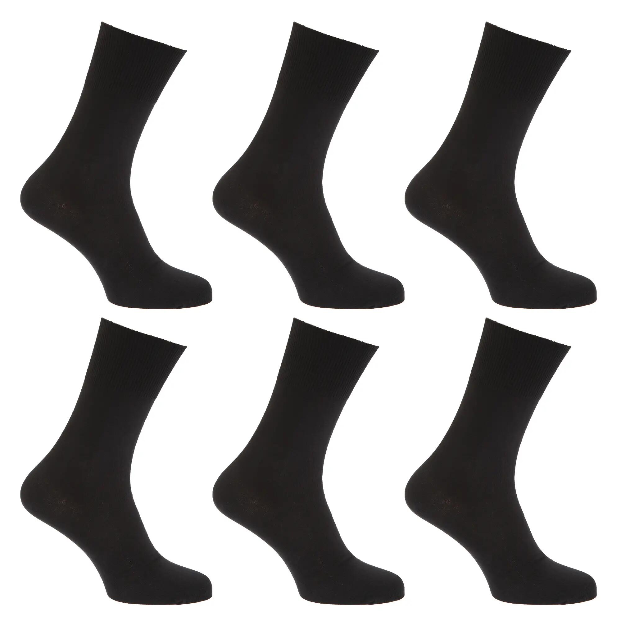 Socken, 6erPack Herren Schwarz 2/2