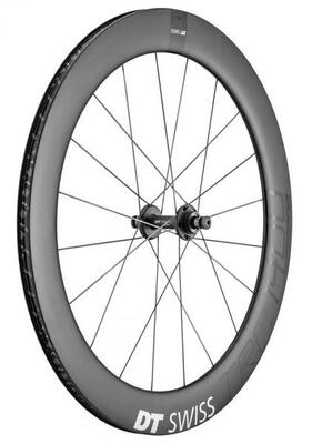 DT SWISS Laufrad (Hinterrad) TRC 1400 Dicut 65 T,28/25mm Carbon, 120/10mm Bol...