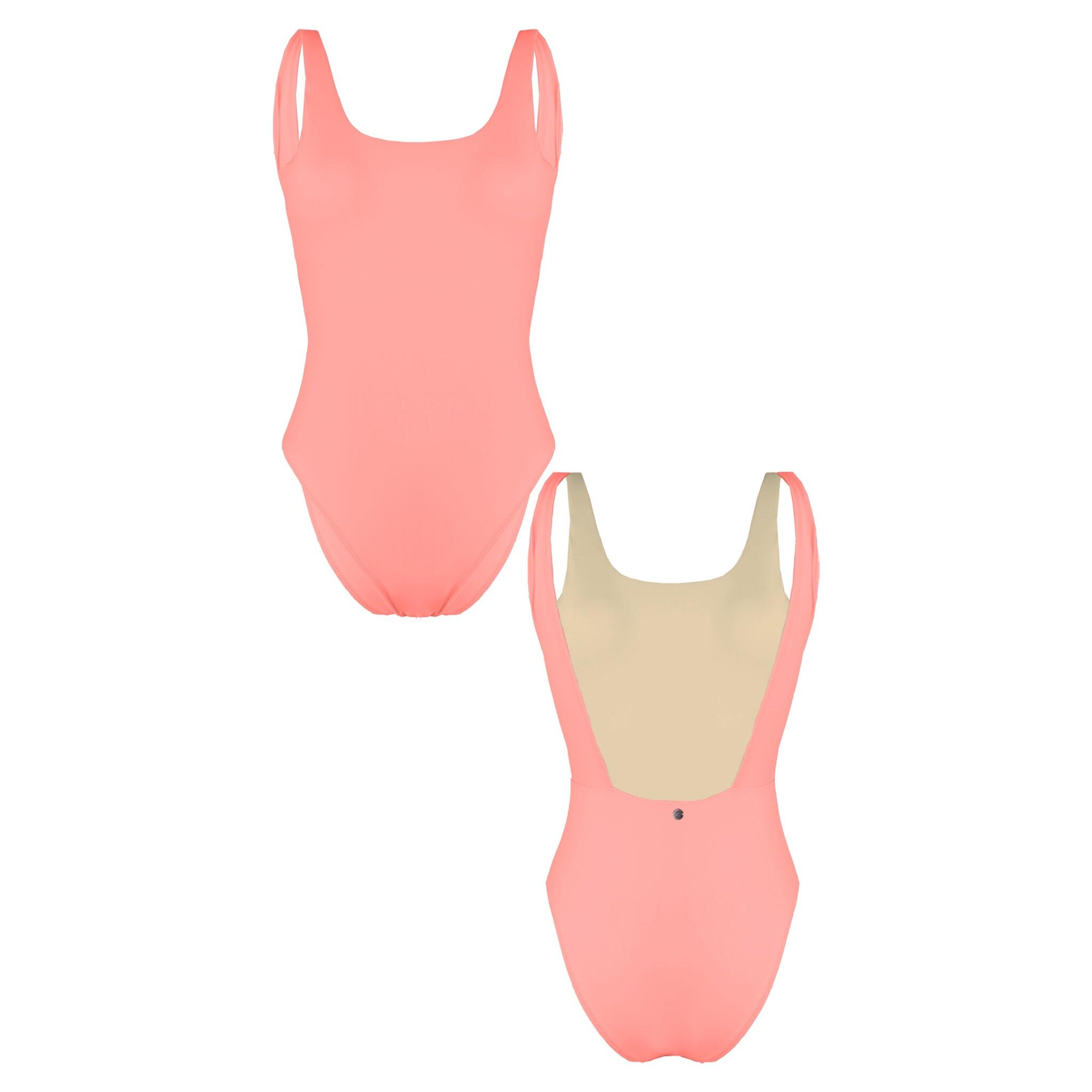 Gymshark Open Back Womens Pink Swimsuit 3/3