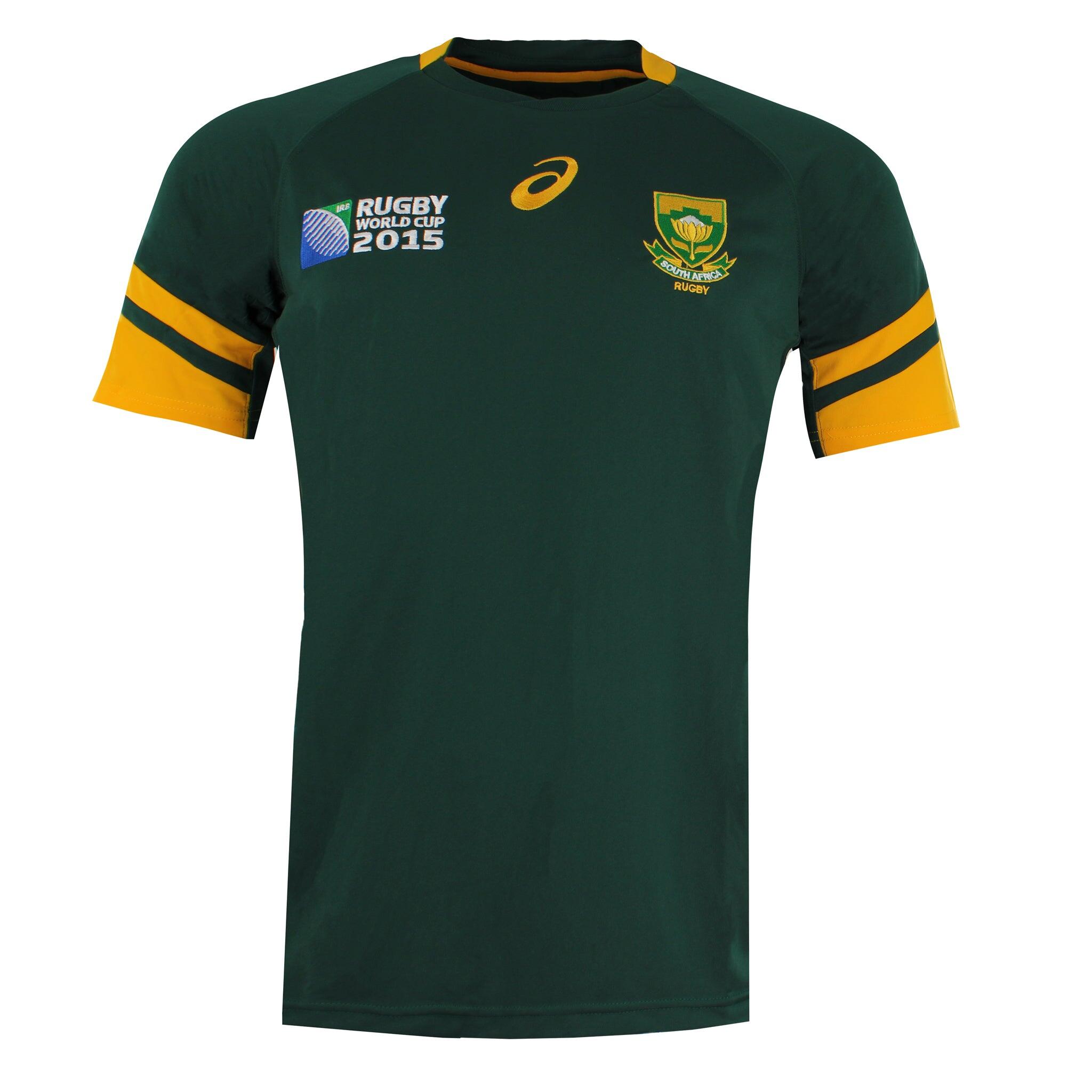 ASICS Asics South Africa Rugby SB Home Fan Mens  Green T-Shirt