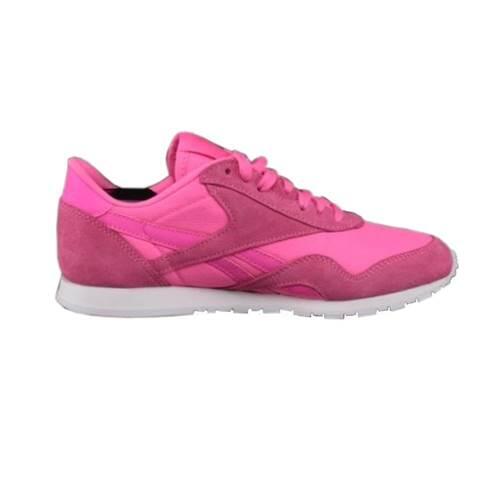 Reebok - Chaussures Femmes Reebok Cl Slim Metal Rose - Baskets - Blanc|rose - 38,5 - Decathlon