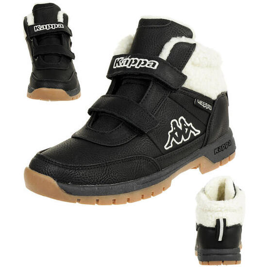 Kappa Bottes Unisex Enfant fourrées noires 260329K