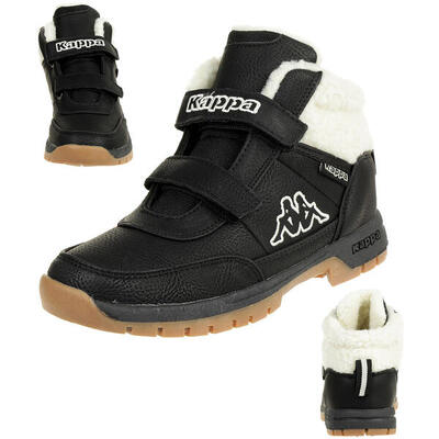 Kappa Unisex Kinder Stiefel gefüttert schwarz 260329K