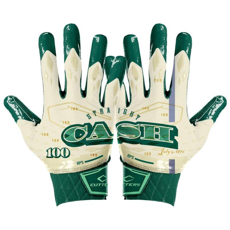 Cutters CG10480 Rev Pro 5.0 Receiver Gloves M Straight Cash