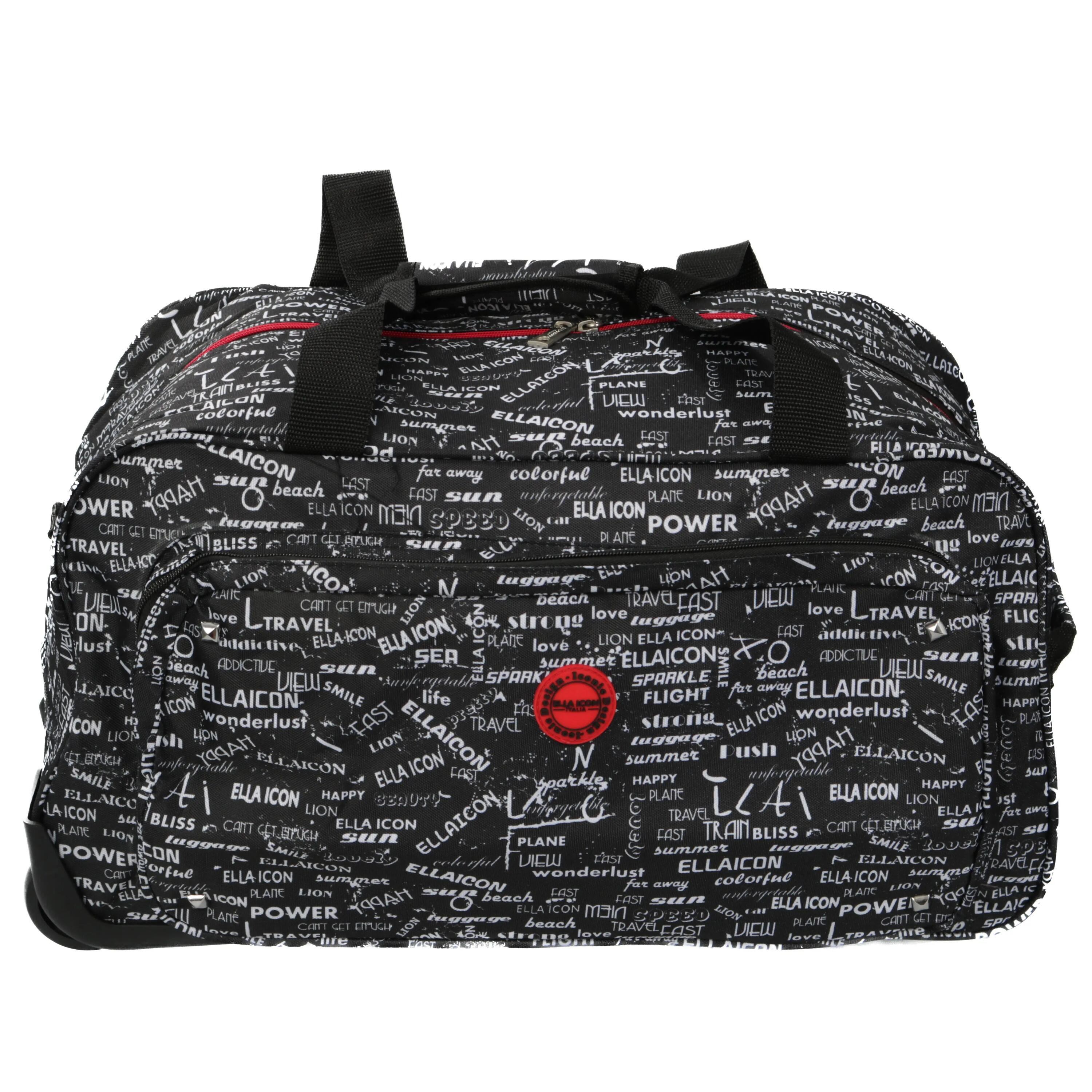 Geanta de voiaj cu troler, Urban, Negru, 55x30x30cm 2/4