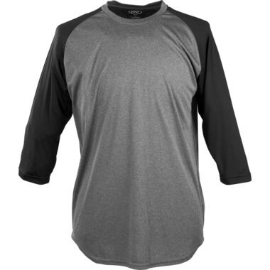 Rawlings rtt34 3/4 sleeve performance jersey l preto