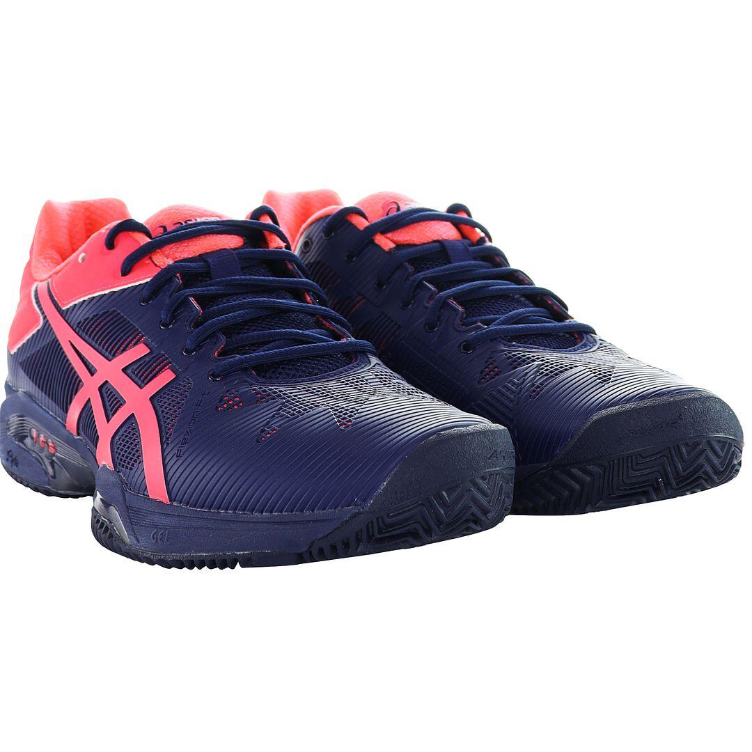 Asics Gel-Solution Speed 3 Clay Womens Blue Padel Trainers 2/5