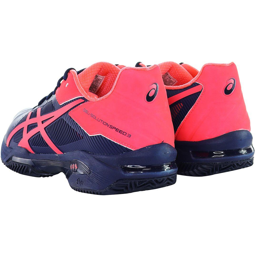 Asics Gel-Solution Speed 3 Clay Womens Blue Padel Trainers 5/5