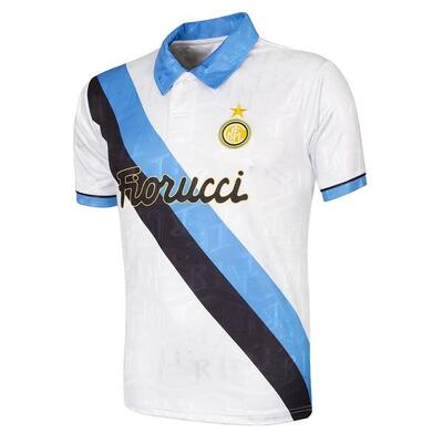 Camiseta de Fútbol Retro - Hombre - FC Internazionale 93 - 94 Visitante - Blanco