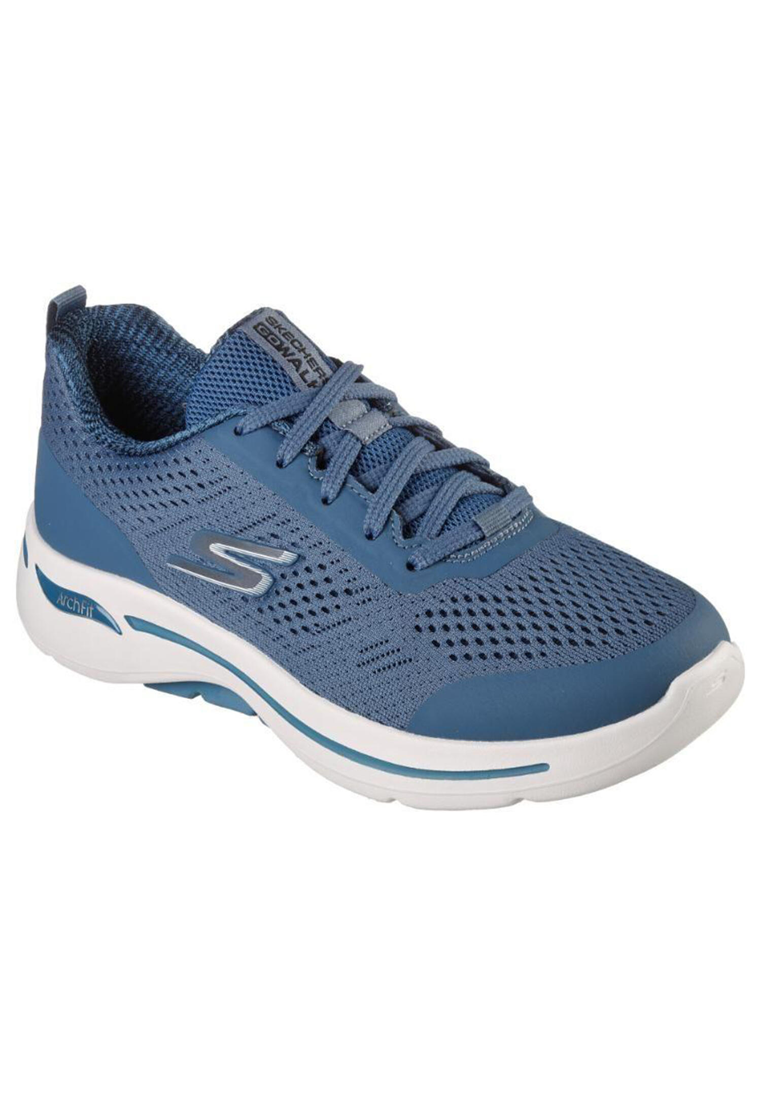 Skechers Go Walk Arch Fit - MOTION BREEZE Damen Sneaker 124404 Blau 1/4