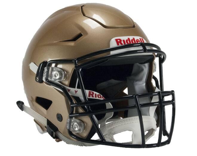 RIDDELL Riddell SPEEDFLEX Helmen Geschilderd (XL) XL Oud Goud