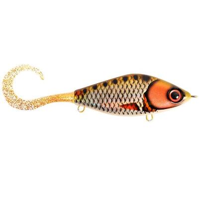 Strike pro guppie 11.5cm. 70gr golden ridgeback - roofvis softbaits