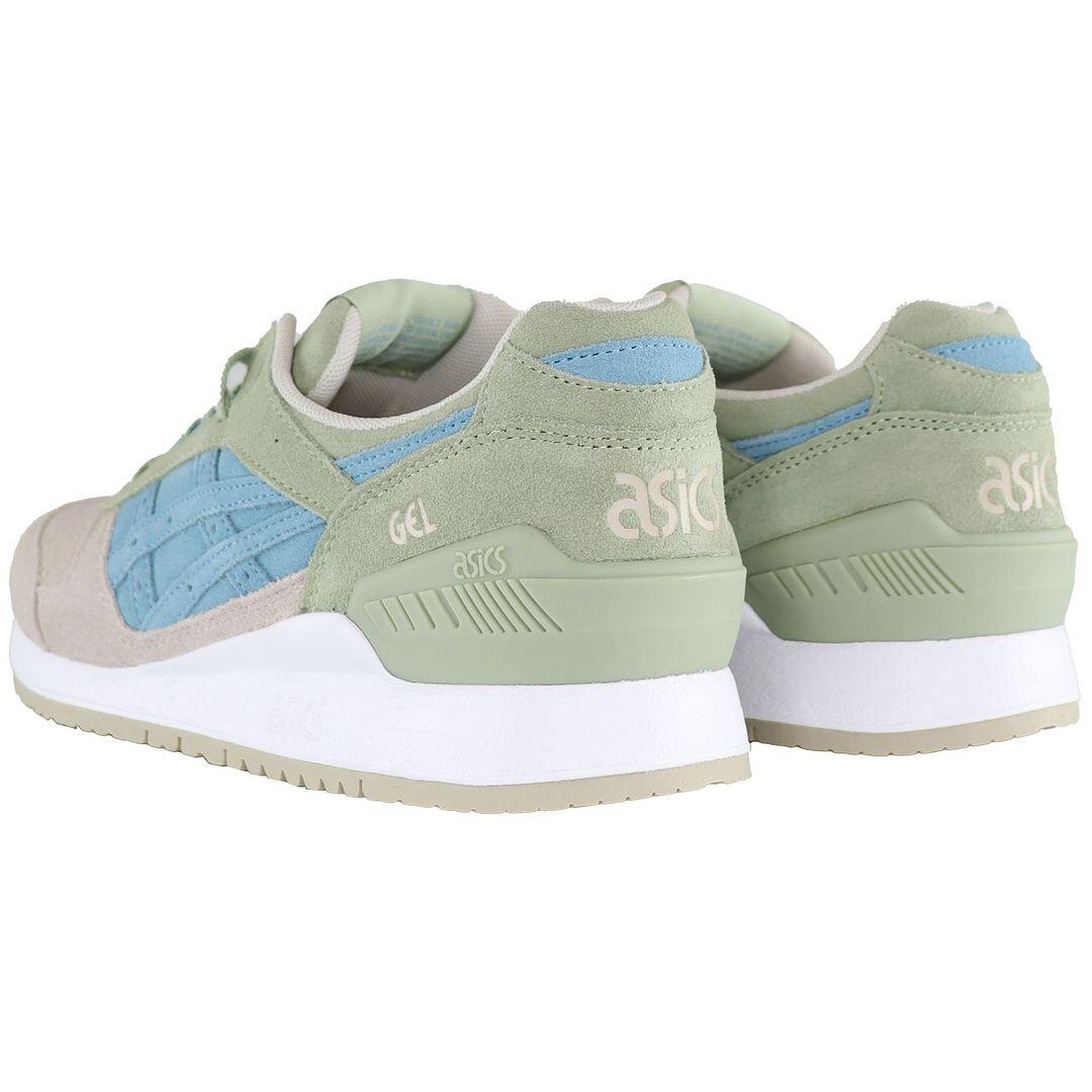 Asics Gel-Respector Mens Beige/Green Trainers 3/5