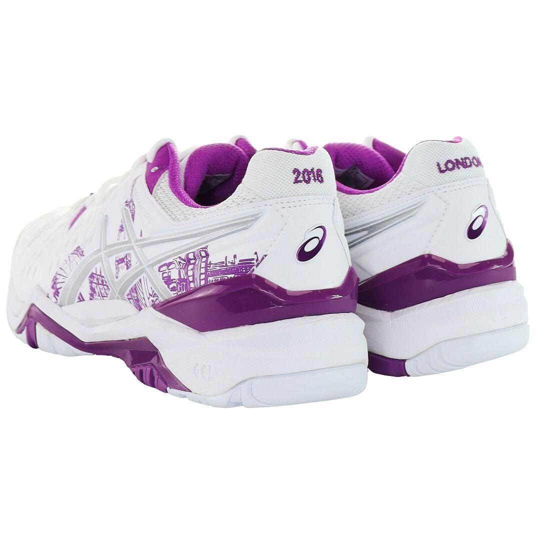 Asics Gel-Resolution 6 Womens White Tennis Trainers 3/5