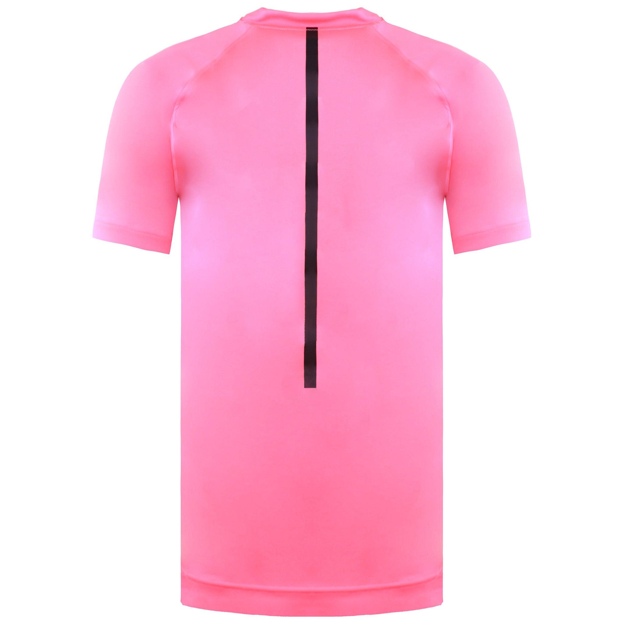 Asics SF Stade Francais Mens Pink Rugby Shirt 2/2