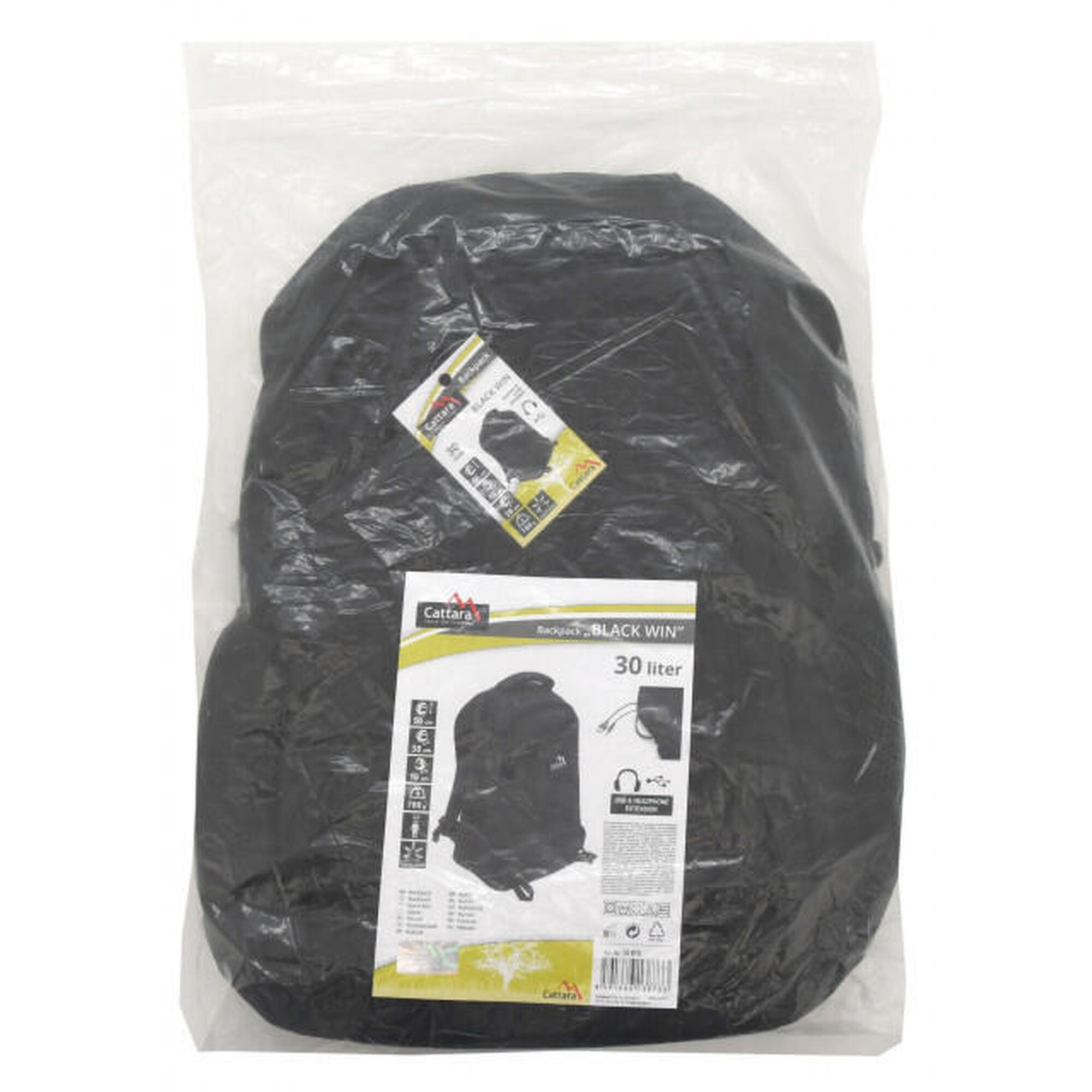 Rucsac 30 litri negru Cattara