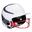RIP-IT Vision Classic Softball Batting Hel XL Branco/Neve/Vermelho