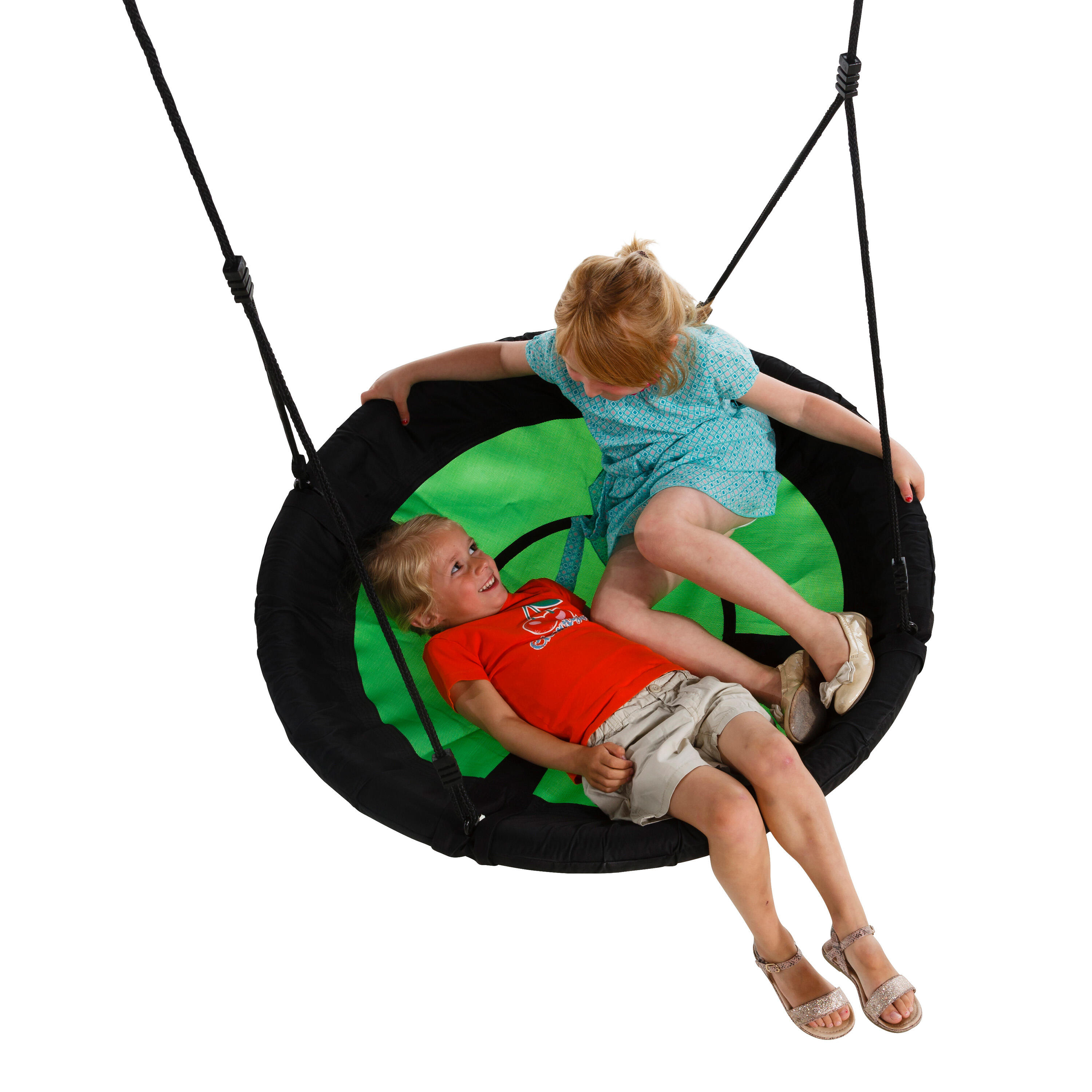 Swibee Nestschaukel für Kinder 100 cm, Grün 4/7