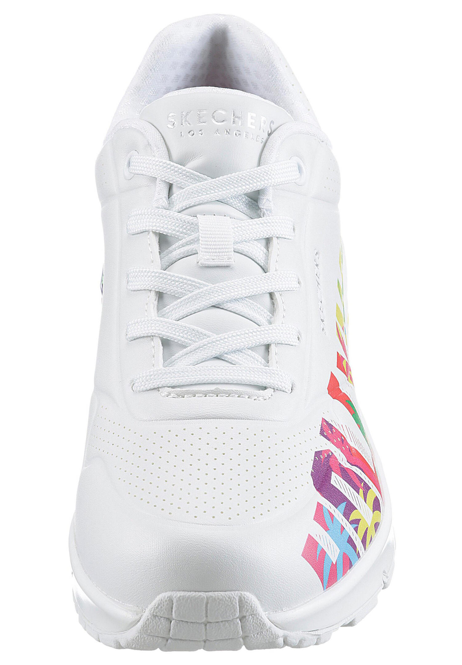 Skechers Damen Uno - ONE FOR STARS! Sneaker Hollywood 177995 WMLT Weiß/Bunt 2/7