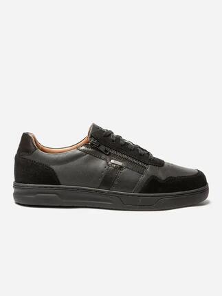 Baskets - Lifestyle - Homme - Zippées cuir - THEOZIP Marron