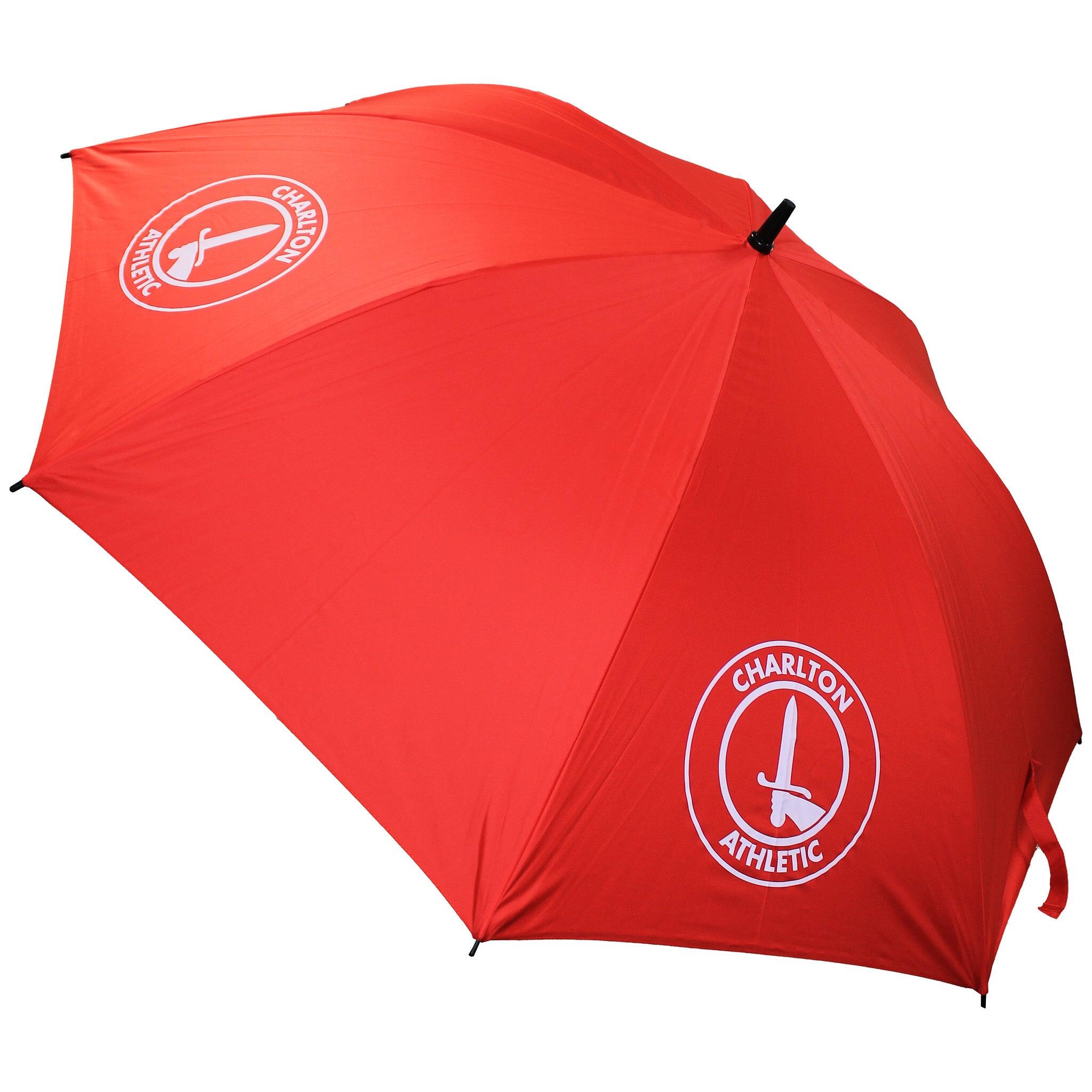 Castore Charlton Athletic Mens Red Golf Umbrella 1/1
