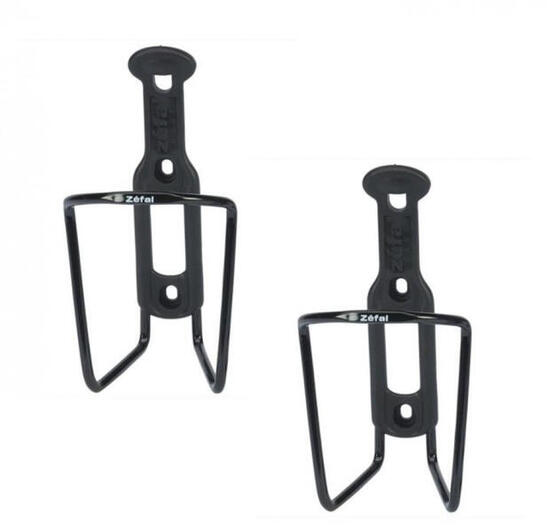 Porta borraccia Zefal 2 x Alluminio Nero