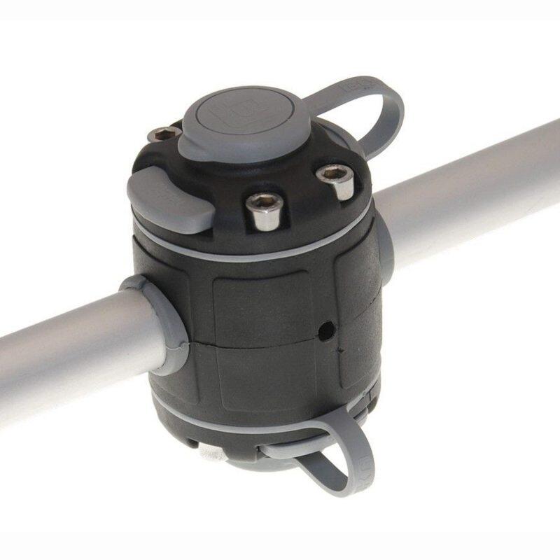 Borika fixador de base dupla fmr232b preto para tubo 30-32mm