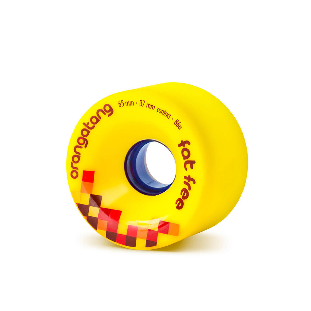 Skateboard Wheels - Sk8 - Fat Free - 65 mm 86a - Orangatang