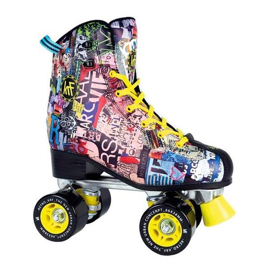 Patin Quad Retro Alu Fashion Art 36