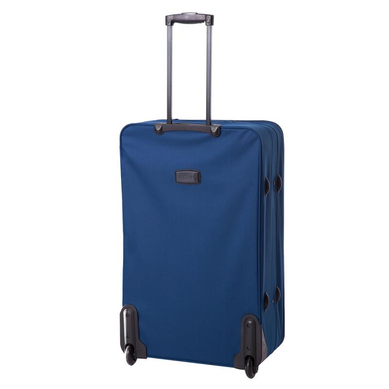 Troler Atlanta, Lamonza, 74x46x27 cm, 3.4 kg, expandabil 30%, albastru