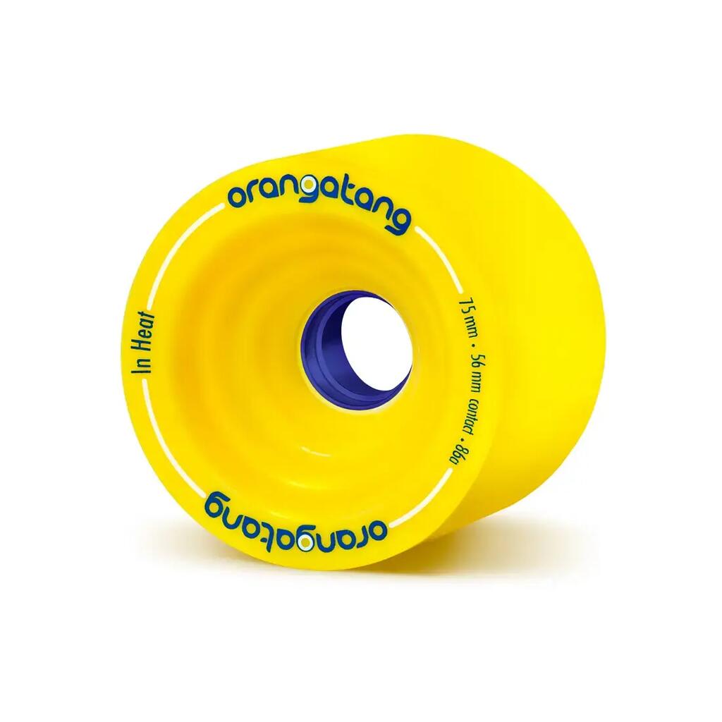 Sk8 Wheels 75mm In Heat Hardness 86A ORANGATANG