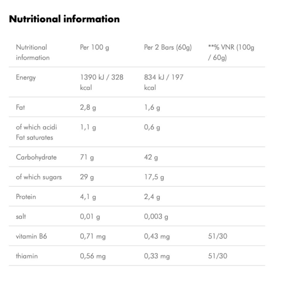 ENERVIT BARRE DE COMPÉTITION CARBO BOOST BANANE 30 g 3/3