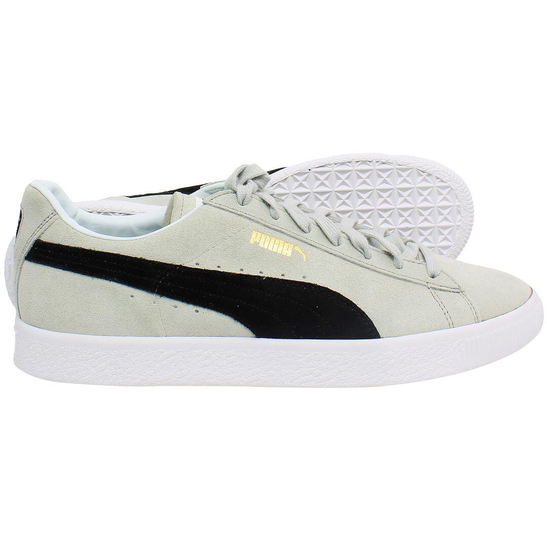 Puma Suede Vintage Retro Mens Grey Trainers 3/5