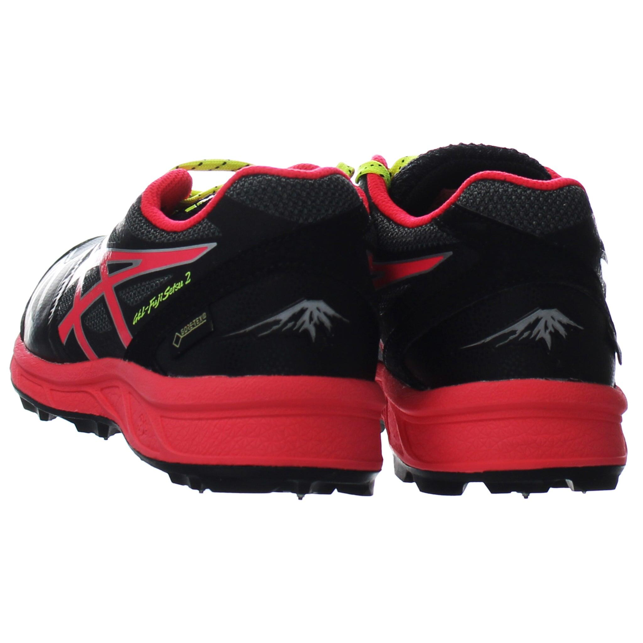 Asics Gel-FujiSetsu G-TX Womens Black/Pink Running Trainers