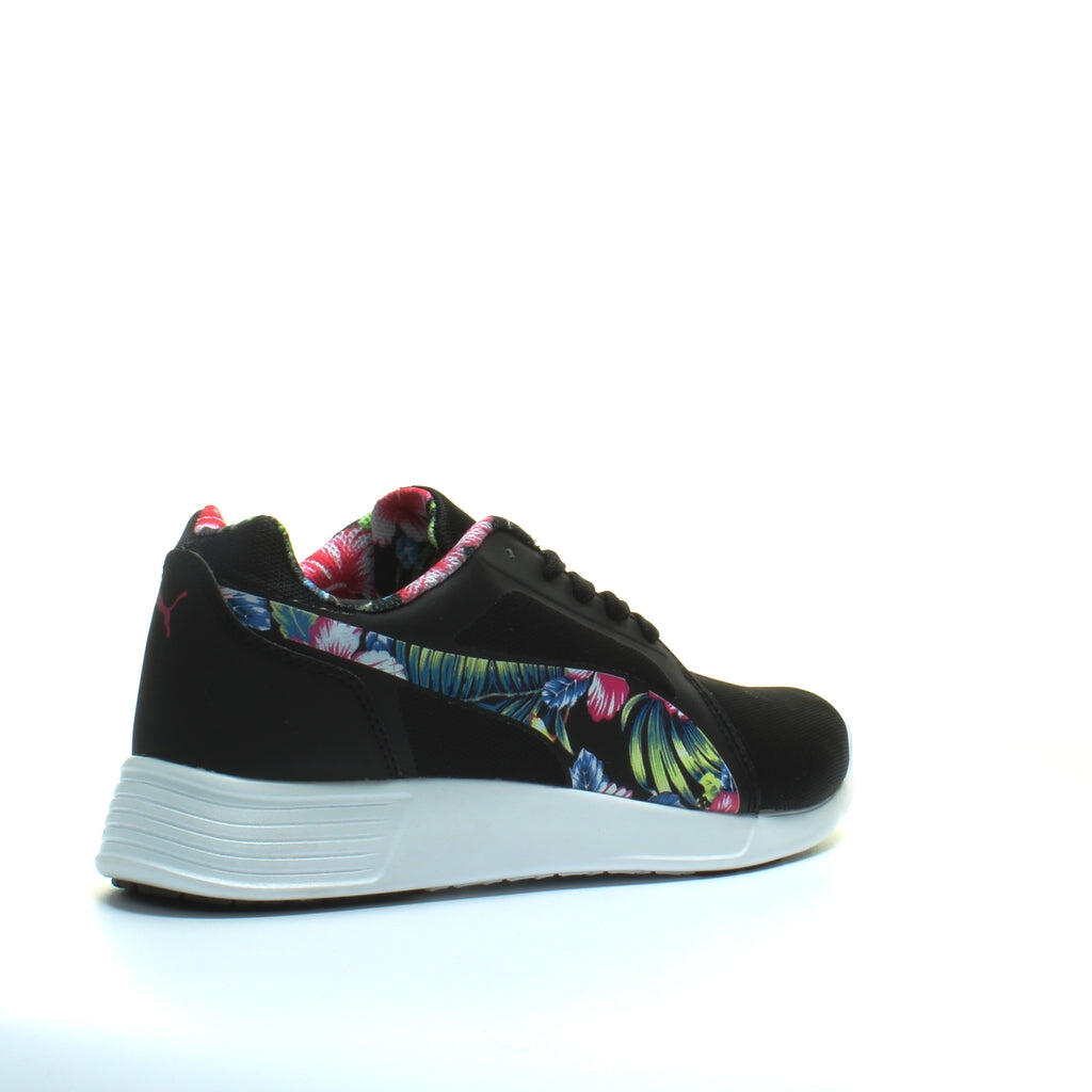 Puma ST Evo Mens Black Floral Running Shoes 6/6