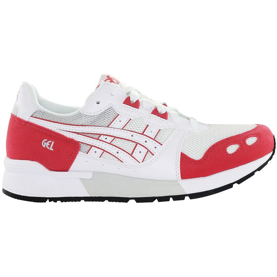 Asicstiger Gel-Lyte Mens White/Red Running Shoes 4/5