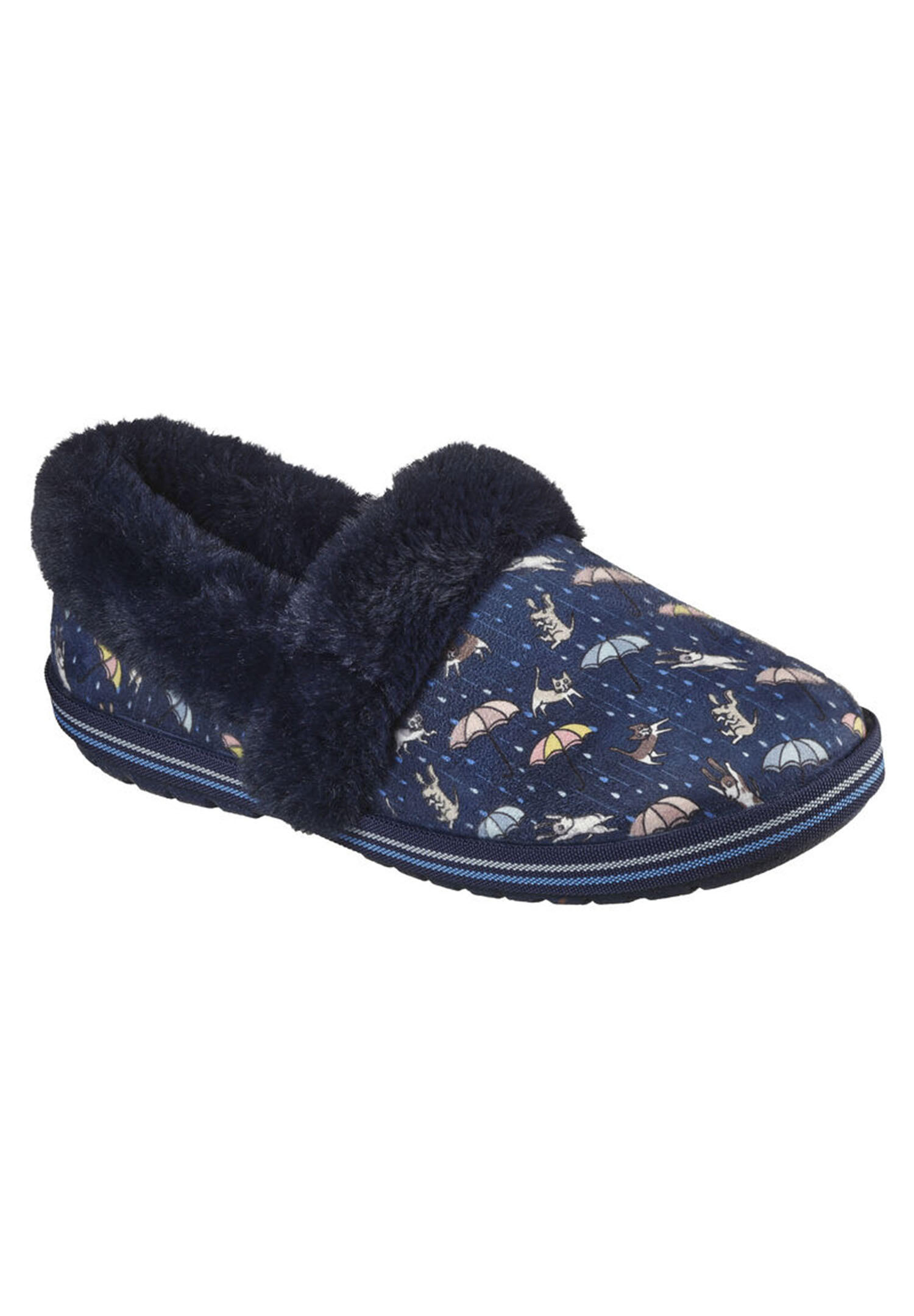 Skechers Damen BOBS TOO COZY - MOVIE NIGHT Hausschuhe Pantoffeln 113486 1/4