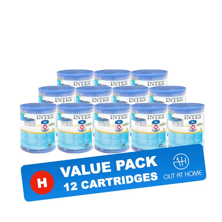 INTEX Intex VALUE PACK 12 st. Filtercartridge Type H