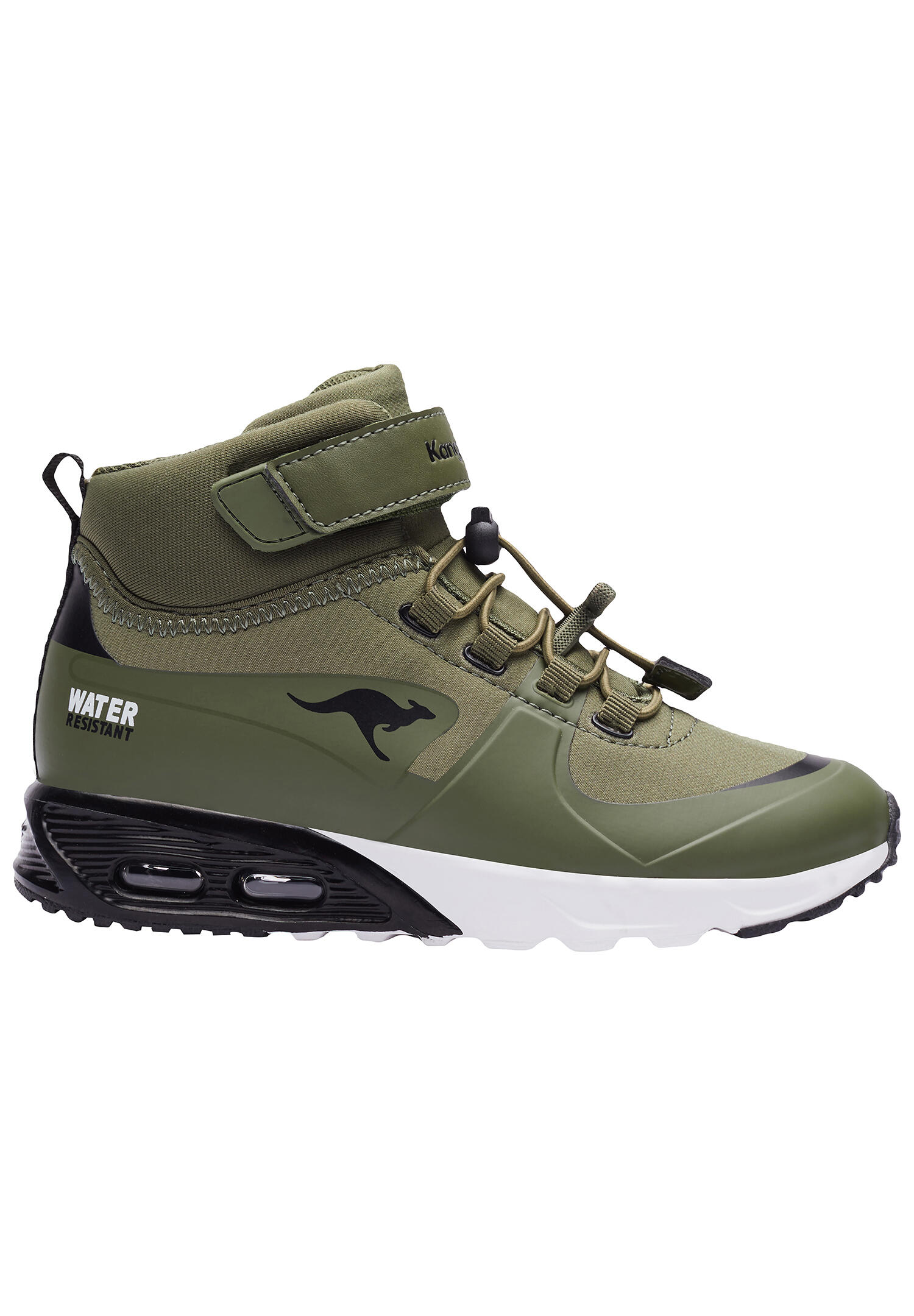 KangaROOS KX-Hydro High-Top Kinder Unisex Sneaker Wasserfest 18598 grün/schwarz 2/7