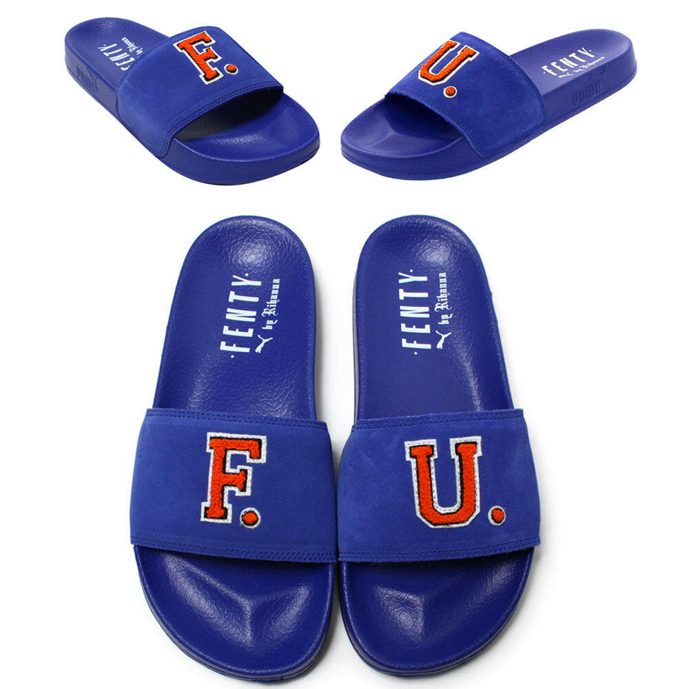 PUMA Puma x Rihanna Fenty FU Womens Blue Sliders