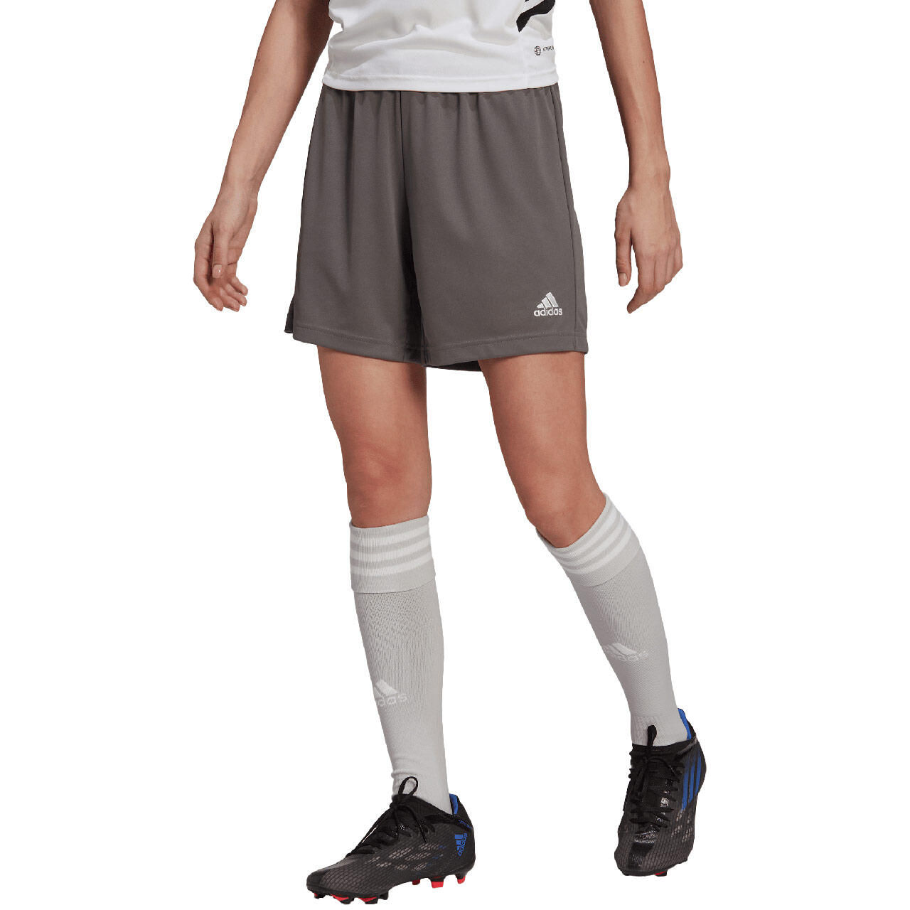 Pantalones cortos adidas para mujer gris Entrada 22 3/7