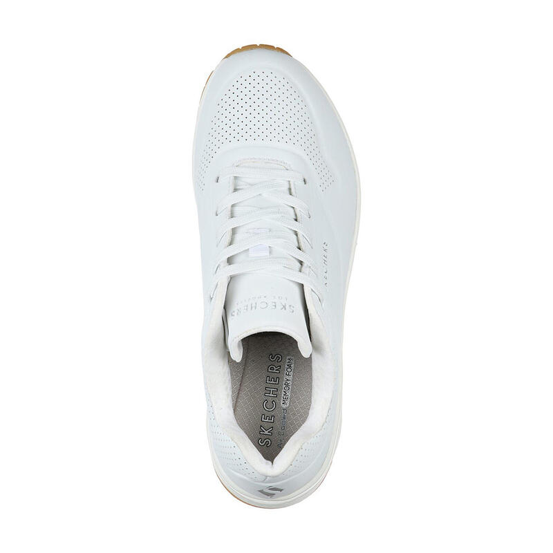 Pantofi sport femei Skechers Uno-stand On Air, Alb