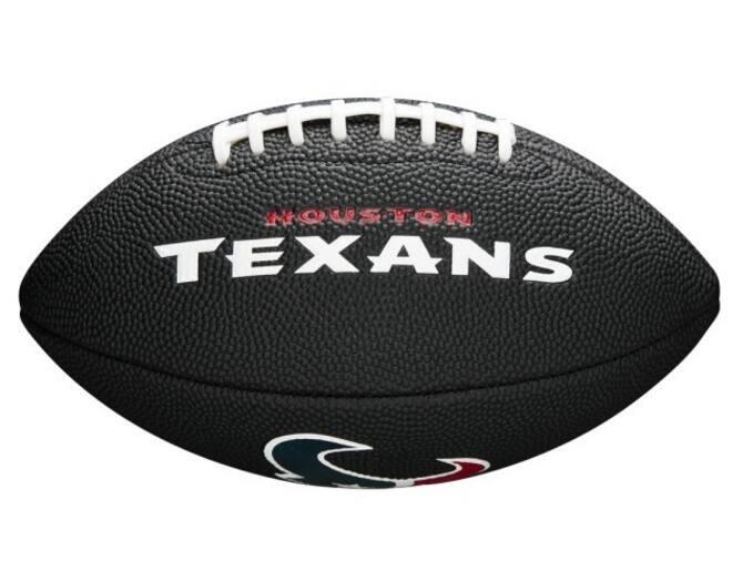WILSON Wilson F1533XB Edição preta NFL Mini Soft Touch Equipa Texans