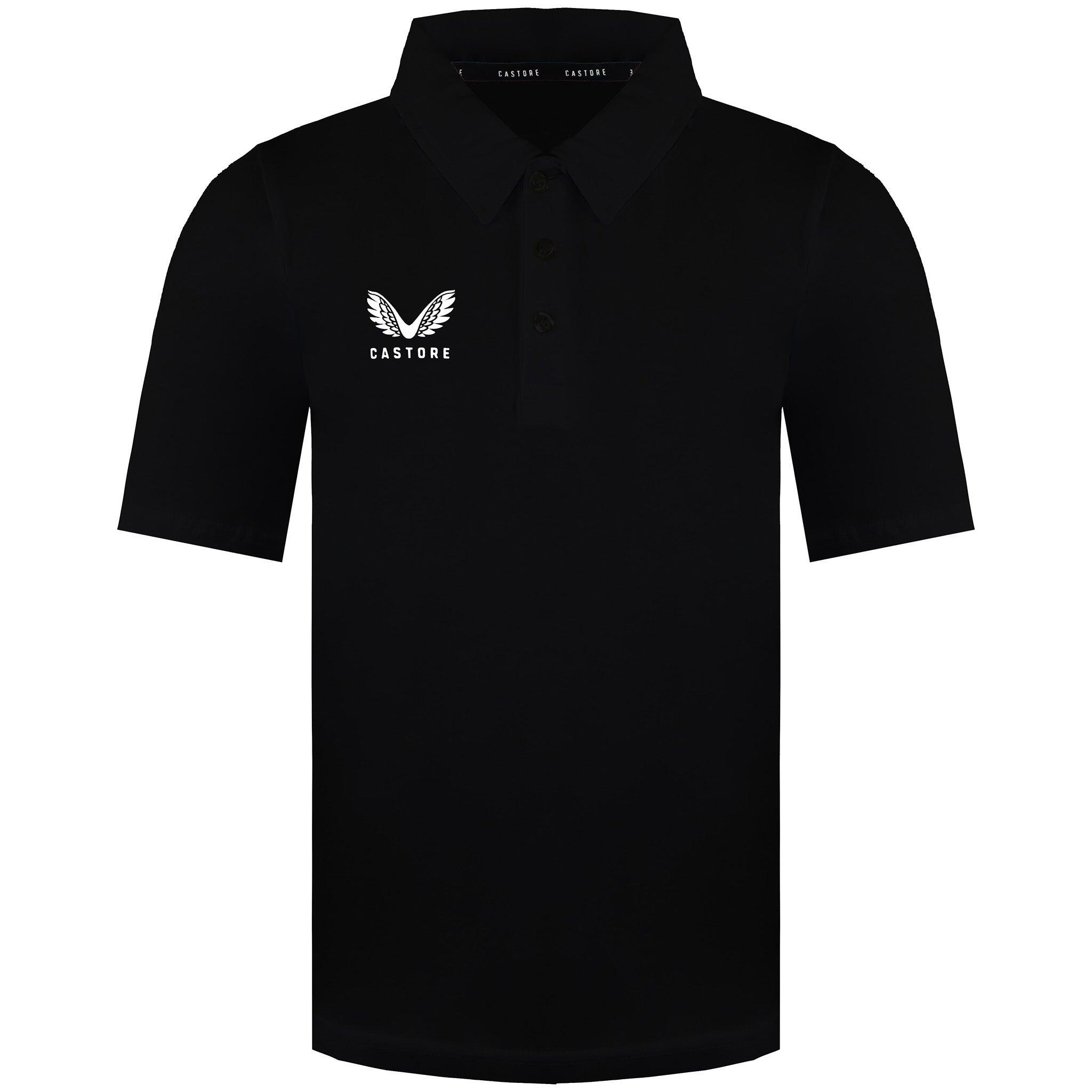 Castore Logo Mens Black Polo Shirt 1/1