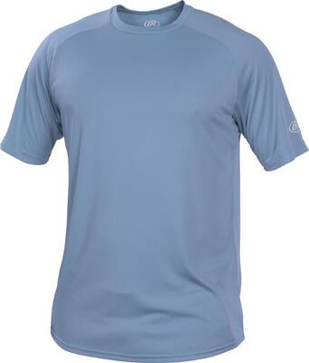 Rawlings rtt crew neck short sleeve 3xl columbia blue